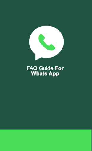 FAQ Guide For WhatsApp 1