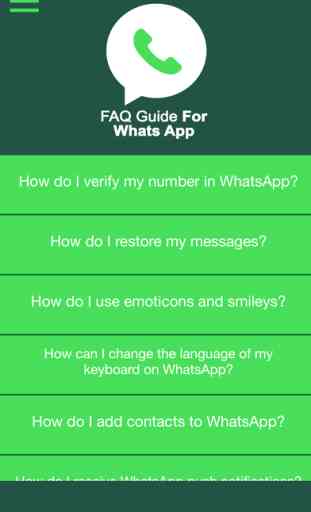 FAQ Guide For WhatsApp 3
