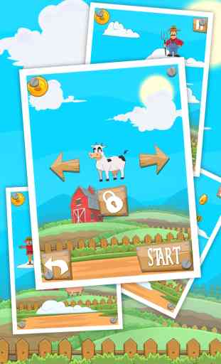 Farm Day Jump FREE - Featuring Cow, Pig, Chicken and Friends! 4