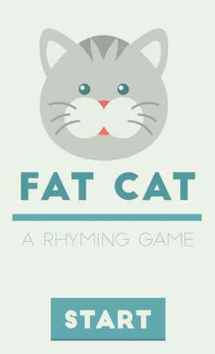 Fat Cat Rhyming Game 1