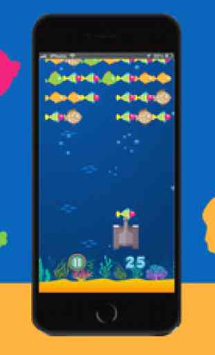 Fish Army Dash - shooter games for kids 2