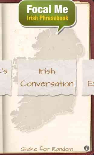 Focal Me - Irish (Gaelic) Words & Phrasebook with Audio 1