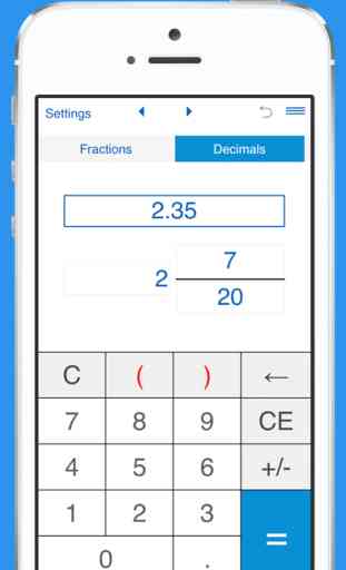 Fraction to decimal and decimals to fractions converter 2