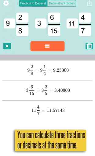 Fraction to Decimal and Vice Versa Calculator 1
