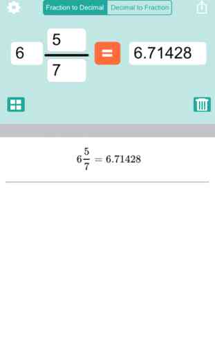 Fraction to Decimal and Vice Versa Calculator 2
