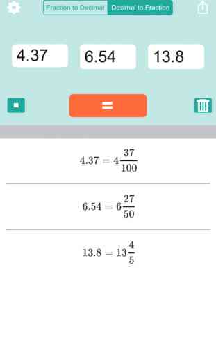 Fraction to Decimal and Vice Versa Calculator 3