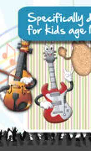 Free Music Instruments Cartoon Jigsaw Puzzle 2