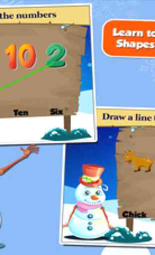 Fun Snowman Adventure Kindergarten Games 2