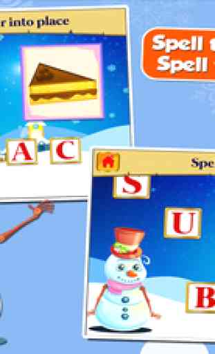 Fun Snowman Adventure Kindergarten Games 3