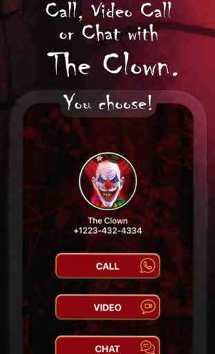 Killer Clown Video Call Game 1