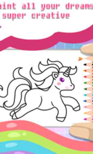 Magic Pegasus Coloring Book -  Create a character 2