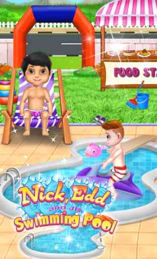 Nick, Edd and JR Swimming Pool 1