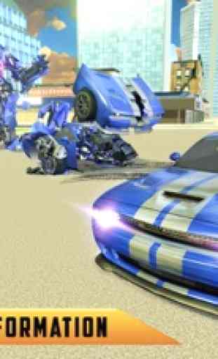 Police Robot Car - Horse games 3