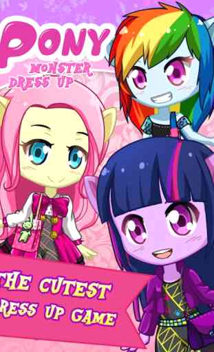 Pony Monster Fashion Dress Up Game for Girls 4