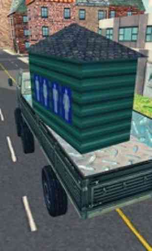 Public Toilet Transport Truck & Cargo Sim 2