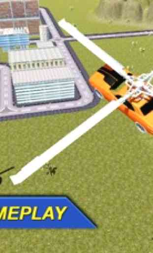 Real Flying Jet Car: Simulator futuristic Flight 3