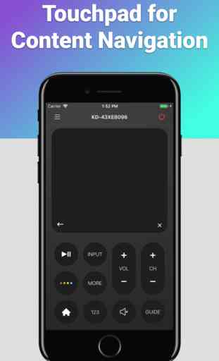 Remote for TVs with Android OS 3