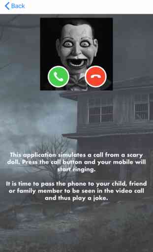 Scary Doll Fake Video Call 1