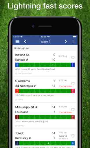 Scores App: College Football 1
