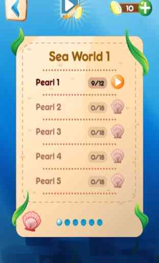 Sea World Words puzzle Swipe 4