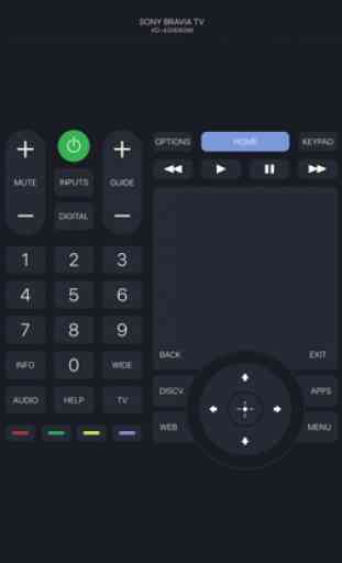 Smart TV Remote for Sony TV 4