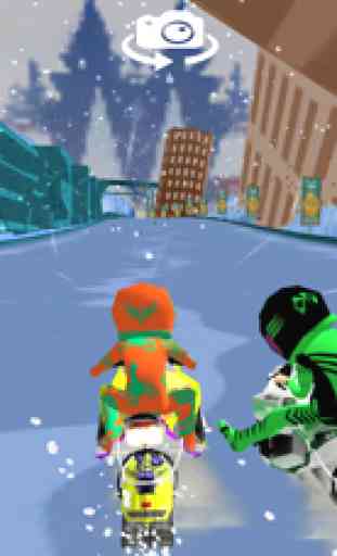SnowMobile Icy Racing - SnowMobile Racing For Kids 2