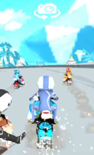 SnowMobile Icy Racing - SnowMobile Racing For Kids 4