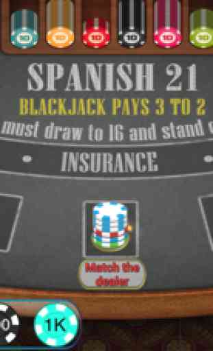 Spanish Blackjack 21 2