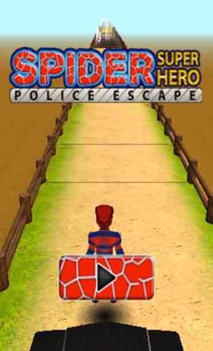 Spider Super Hero Police Escape : Action Man 1