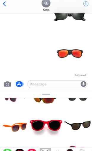 Sunglasses Stickers for iMessa 3