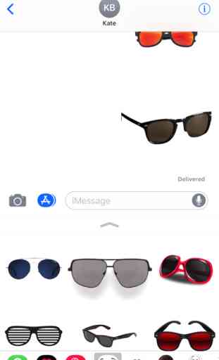 Sunglasses Stickers for iMessa 4