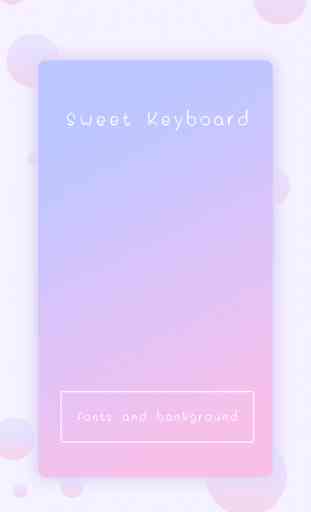 Sweet Custom Keyboard 1