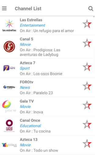 TV Mexico EPG 2