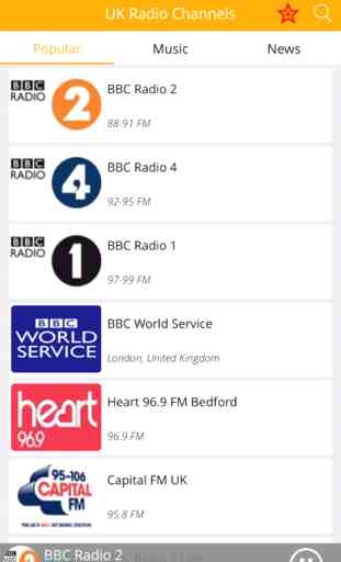 UK Radio Channels- Live FM, AM 1