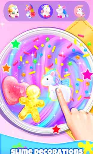 Unicorn Slime: Cooking Games 4