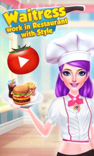 Waitress - Work in Restaurant with Style 1