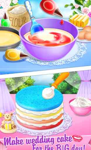 Wedding Rainbow Cake - Kids Sweet Desserts Maker 2