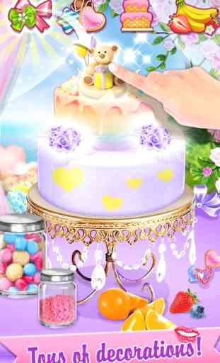 Wedding Rainbow Cake - Kids Sweet Desserts Maker 3