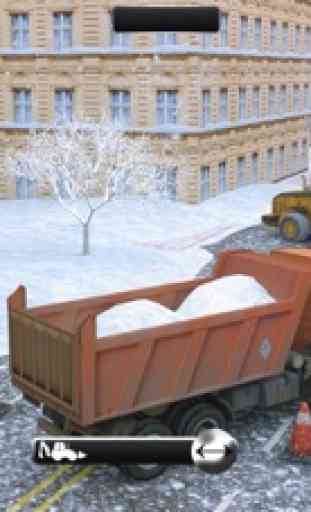 Winter Crane Plow Truck Blower 2