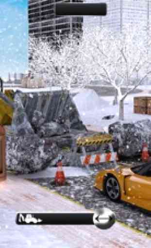 Winter Crane Plow Truck Blower 3