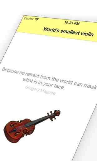 Worlds smallest violin ™ 2