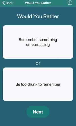 Would You Rather Drinking Game 3