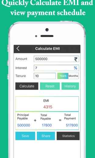 EMI Calculator - Easy EMI,Loan,Interest Calculator 2