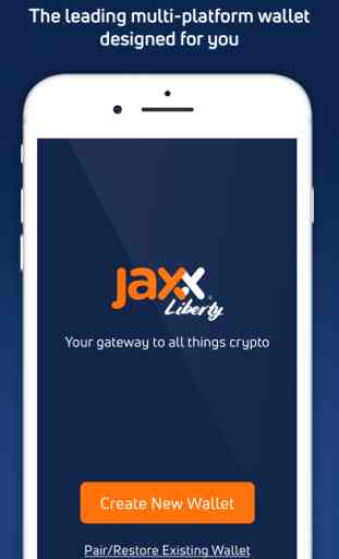 Jaxx Liberty Blockchain Wallet 1