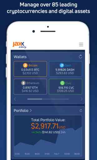 Jaxx Liberty Blockchain Wallet 2