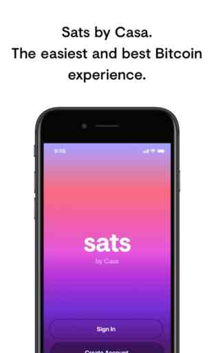 Sats App with SatsBack by Casa 1