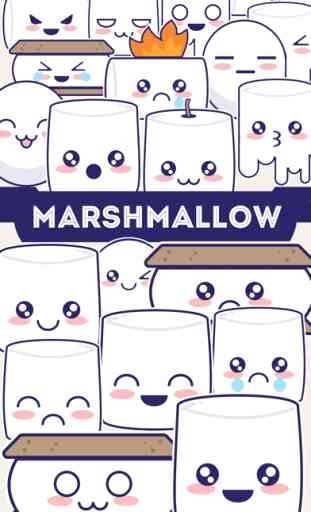 Marshmallow Kawaii Emoji 1