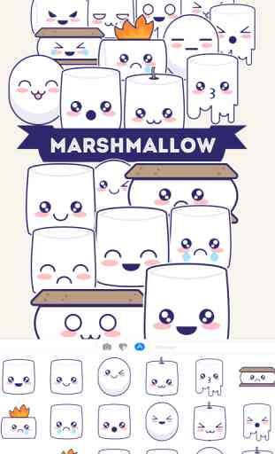 Marshmallow Kawaii Emoji 4