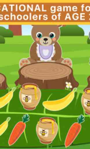 Genius Sorting Games – for 2+ year boys & girls, infants, preschool, Pre-K, toddlers, Montessori school to learn sorting, matching, vocabulary, classifying cute animals, fruits, vegetables, foods, patterns, shapes, colors and sizes – FULL Version 1