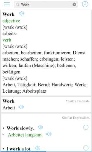 German Translator - Offline English German Translation & Dictionary / Englisch nach Deutsch Übersetzung 3